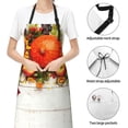 thumbnail image 6 of Lsque Thanksgiving With Autumn Waterproof Apron Chef Aprons for Men Heavy Duty Chemical Work Apron Extra Long Grilling Aprons with Adjustable Bib Apron, 6 of 9