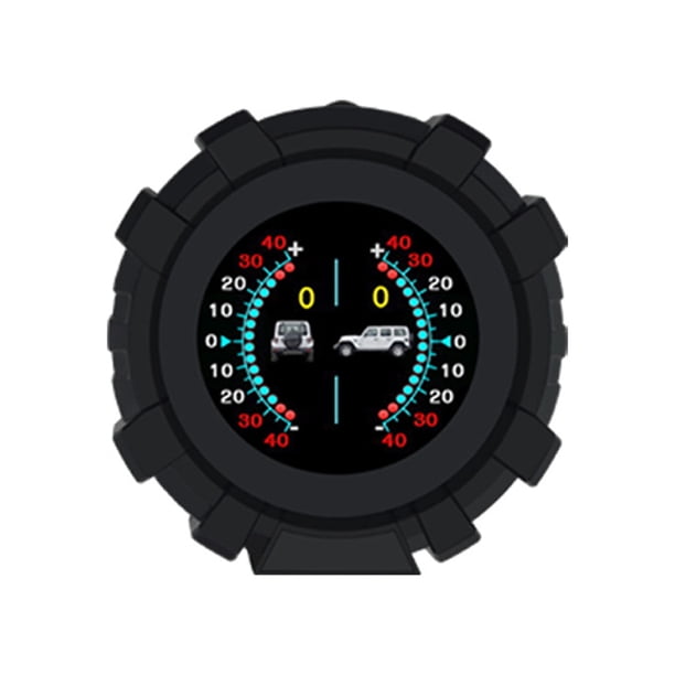 Pantalla HUD Headup para coche, velocímetro Digital LCD GPS, inclinómetro multifuncional, medidor de pendiente de ángulo con inclinación