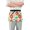 Cute Lion Sun Cloud, variant on Server Apron with 3 Pockets Waterproof Waitress Waist Short Apron for Man Woman Dog Bone 12 Inches