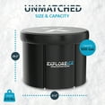 thumbnail image 2 of Open Box Explore Ice Bath Pro Max X-Large Athlete Cold Plunge Tub, Black/White, 2 of 9