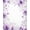 Purple, Pattern 2, variant on Flatwoven High Traffic Area Rug, Chic Lilac Floral Arrangement, Non Slip, Stain Resistant, Washable Area Rugs for Living Room, Bedroom(Purple, 4X6)