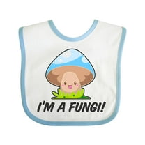 Inktastic I'm a Fungi with Mushroom Boys or Girls Baby Bib