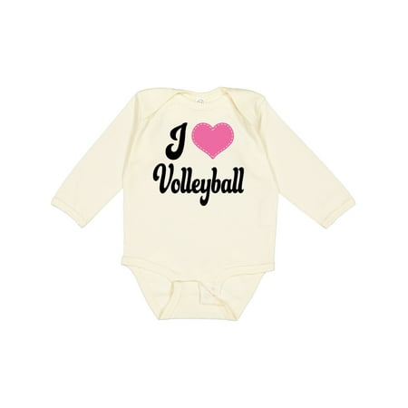 

Inktastic Volleyball Baby Clothes Gift Baby Girl Long Sleeve Bodysuit