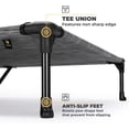 thumbnail image 4 of ZXNYH Cooling Elevated Dog Bed, Portable Raised Pet Cot with Washable & Breathable Mesh, No-Slip Rubber Feet for Indoor & Outdoor Use, X Large, Black, 4 of 5