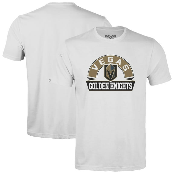 Youth Levelwear  White Vegas Golden Knights Little Richmond Banner Arch T-Shirt