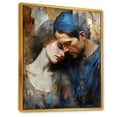 thumbnail image 2 of Designart "Pieta Sorrow Religious Assembly" Christianity Floater Framed Canvas Art Print, 2 of 5