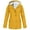 Yellow, variant on Raincoat Women Plush Fleece Lined Winter Warm Waterproof Rain Jackets Zip Up Outdoor Hooded Travel Windbreaker