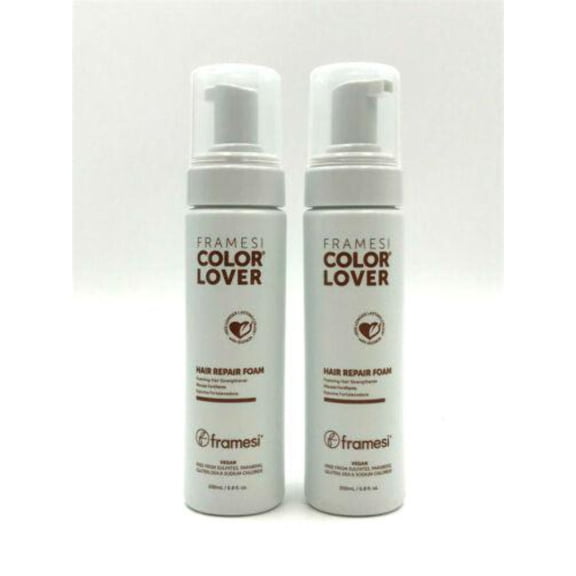 Color Lover Hair Repair Foam Hair Strengthener Vegan 6.8 oz-Pack of 2