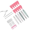 thumbnail image 2 of Nail Art Remover Remove Fingernail Cover 13Pcs Nail Remover Tools Set Polishing Strip Wipe Paper Dead Skin Scissors Household Kit, 2 of 8