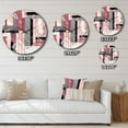 thumbnail image 4 of Designart "Marble Granite Agate with Gold Accents XII" Modern Geometric Oversized Wall Clock, 4 of 5