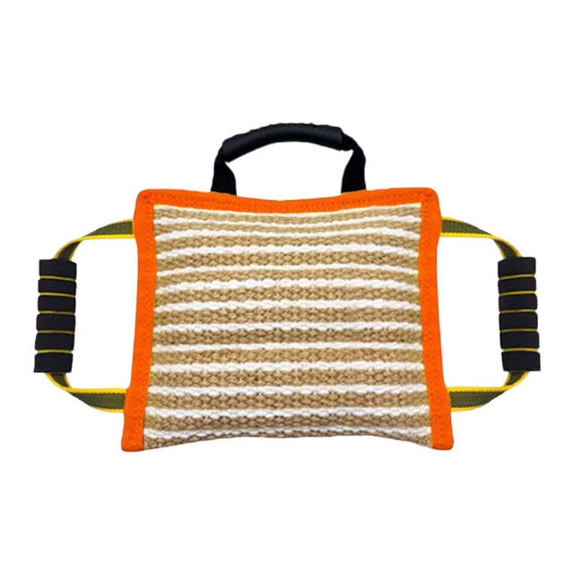 Almohada para mordeduras de perro, cómoda, para el adiestramiento de cachorros, obediencia, portátil y fácil de usar. naranjas