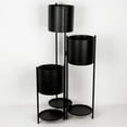thumbnail image 6 of Metal Plant Stand, 6 Tier 6 Potted Indoor Flower Pot Stand Holder Shelf, Outdoor Foldable Decorative Storage Shelf Rack, 6 of 8