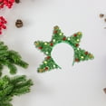 thumbnail image 5 of JYYYBF Christmas Hair Hoop Sequins Christmas Tree Headband Plush Ball Star Decor Hair Accessories for Women and Girls, 5 of 8