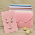 thumbnail image 2 of 10pcs 10*15cm pink jewelry box with necklace earring card paper gift package box candy wedding favors package box beige 10BOX10CARD, 2 of 6