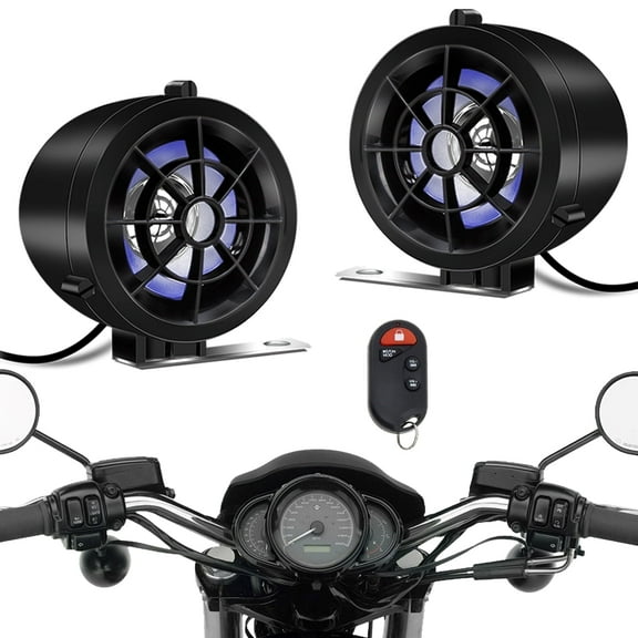 KORBROS T483 Motorcycle Bluetooth Stereo Speakers, 2 Pieces