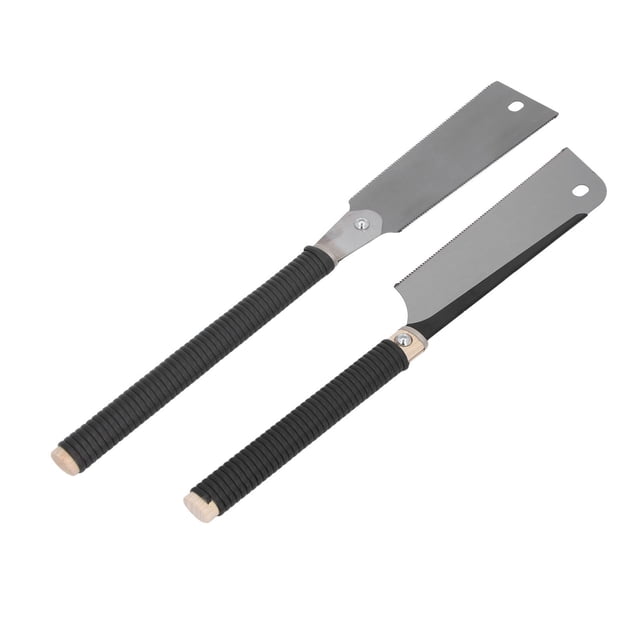 Pull Saw, Black Rattan Handle Hand Saw for Handcraft