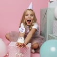 thumbnail image 3 of Koyal Wholesale 2" Birthday Mermaid Round Cupcake Toppers DIY, Shellabrating One Pastel Mermaid Theme for Kid, 20-Pk, 3 of 5