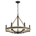 thumbnail image 5 of Minka Lavery 2626 Sonoma 6 Light 27" Wide Taper Candle Style Chandelier - Dark Bronze /, 5 of 5