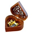 thumbnail image 1 of Caja de música con mecanismo de madera tallada vintage con forma de caja de música, caja de música de cuerda, Navidad/cumpleaños/San Valentín, 1 of 5
