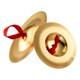 thumbnail image 1 of Platillos de , platillos de mano de cobre, coordinación de ojo de mano educativa de desarrollo Mini platillos de de percusión de mano, para Hugo Platillos de dedo, 1 of 10