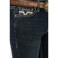 thumbnail image 3 of Rock & Roll Denim Men's And Revolver Dark Vintage Wash Slim Straight Stretch Dark Medium Wash 31W x 34L  US, 3 of 4