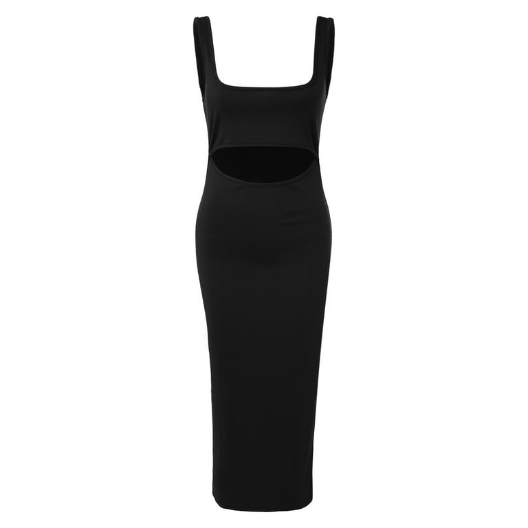 black slip to wear under dress Whipped Slip in Black | Black Mini Slip Dress main image 1