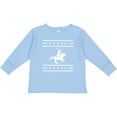 thumbnail image 3 of Inktastic Cowboy Silhouette Team Roping Rodeo Boys or Girls Long Sleeve Toddler T-Shirt, 3 of 5