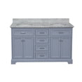 thumbnail image 3 of Kitchen Bath Collection Aria 60'' Double Bathroom Vanity Set, 3 of 5