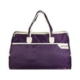 thumbnail image 4 of Bolsa de viaje de lona, bolsa de gimnasio deportiva, bolsa de almacenamiento, bolsa de noche, bolso para viaje, mochilero, ejercicio, deportes al aire Púrpura shamjiam Bolsa de yoga, 4 of 7