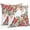 Green Red, variant on Throw Pillow Covers 24x24 Inch Set of 2, Cardinal Bird Waterproof Outdoor Pillow Covers, Winter Poinsettia Berry Pine Cones Floral Decorative Cushion Pillowcases for Couch, Sofa, Bed, Garden, Patio