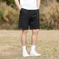 thumbnail image 2 of Cargo Shorts for Men Summer Lightweight Breathable Elastic Waist Wide Straight Leg Loose Hiking Shorts with Pockets, 2 of 4