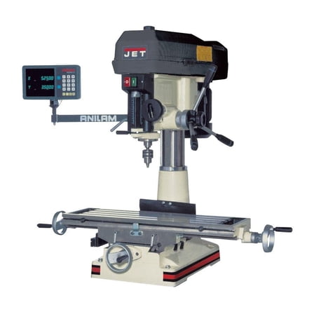 Jet Jmd-18Pfn With Newall Dp700 Dro And Table Powerfeed Installed