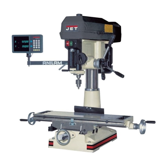 Jet Jmd-18Pfn With Newall Dp700 Dro And Table Powerfeed Installed