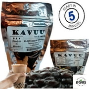 Kavuu Tea Co. Gourmet Black Boba Tapioca Pearls - Gluten Free for Bubble Milk  Mouth Watering Black Sugar Flavor - DIY Bubble Tea Ready in 5 Minutes - 250g/8.8 oz (1 Pack)