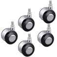 thumbnail image 1 of Rueda giratoria para silla de oficina, ruedas giratorias de repuesto premium para trabajo pesado para proteger pisos de madera, tamaño de maletero estándar, 5 piezas esquí esquí Gafas de esquí, 1 of 4