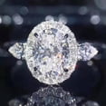 thumbnail image 2 of Gorgeous Women Wedding 925 Silver Rings Cubic Zircon Party Gifts Sz 6-10, 2 of 6