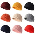 thumbnail image 2 of Cuff Beanie Knit Hat Winter Warm Cap Slouchy Skull Ski Hats Men Women Warm Plain, 2 of 3