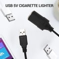 thumbnail image 3 of USB 5V una 12V Coche Encendedor de Cigarrillos Enchufe Cable Adaptador Convertidor Hembra, 3 of 5