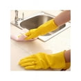 thumbnail image 2 of Household Dish-Washing Rubber Gloves For Latex Waterproof Housework, 2 of 6