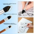 thumbnail image 4 of Uxcell 3 Size Blending Stump Artist Blending Sponge Pen, 2 Set Rubbing Sponge Brush for Drawing Correction, Brown Red, 4 of 6