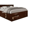 thumbnail image 6 of Global Furniture USA Linda Contemporary New Merlot Storage Queen Bed, 6 of 6