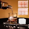 thumbnail image 4 of Ice Tray With 6 Ice Compartment Convenient Ice Tray Unique Mould With Lid Ice For Chilling Beverage, 4 of 5