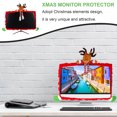 thumbnail image 3 of Cubierta decorativa del monitor de la computadora Adorable Navidad alces Mostrar caja protectora, 3 of 6