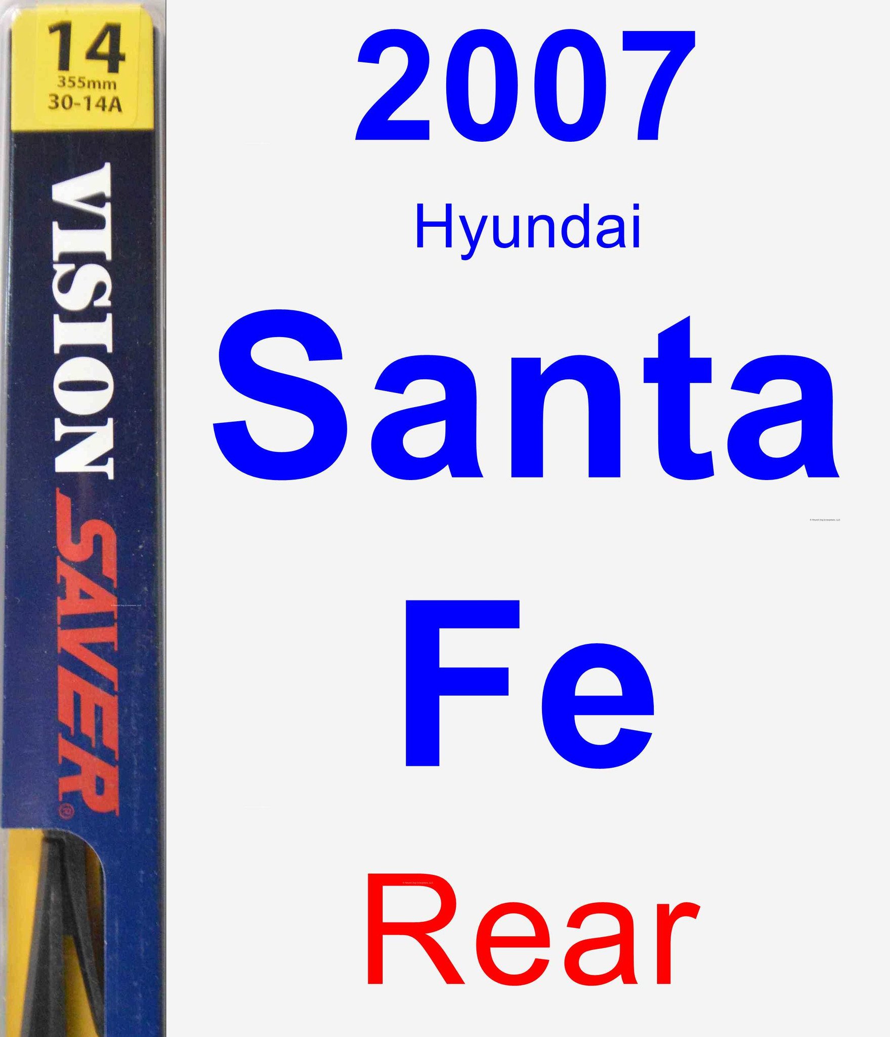 Front+Rear Windshield Wiper Blades for Hyundai Santa Fe OEM Upgrade Kit Set  pl