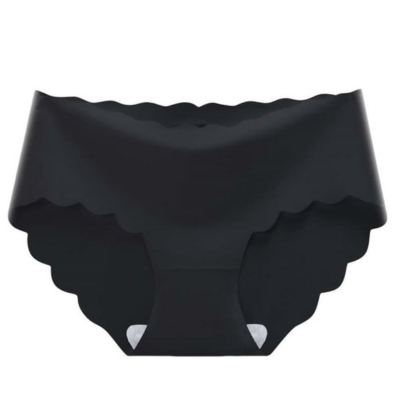 HSHMT Womens Underwear Women's Seamless Breathable Hipster Panties No Show Stretch Ice Silk Underwear Bikini Panties Underwear Briefs