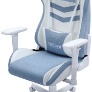 Techni Sport TS86 Ergonomic Pastel Gaming Chair with Memory Foam Seat, Blue RTA-TS86-BL