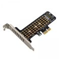 thumbnail image 1 of Bunblic 3xM.2 SSD to PCIe x1 Adapter High Speed Expansion Card PCIe4.0 half height, 1 of 8