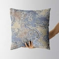 thumbnail image 3 of Modern Paisley Floral Throw Pillow Covers Set of 2 Boho Flower Square 18x18 Inch Pillowcase Vintage Mandala Bohemian Decorative Throw Pillows for Outdoor Patio Garden Car Bedroom Home Decor, 3 of 6