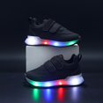 thumbnail image 2 of QTSHPN Girls Sneakers Kids Light up Padded Casual Sport Shoes Comfortable Everyday Play Footwear Big Kids Sneaker, 2 of 5