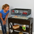thumbnail image 2 of Furplast, Favola Hamster Cage Includes Water Bottle, Exercise Wheel, Food Dish & Hamster Hide-Out Large Hamster Cage Measures 23.6L x 14.4W x 11.8H-Inches, 2 of 5